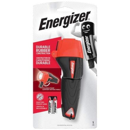 TORCHE CAOUTCHOUC LED +2AAA            ER2AAA ENERGIE D  [ER2AAA]