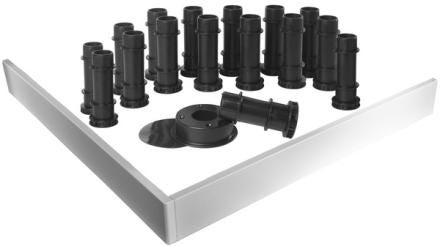 KIT DE REHAUSSE AVEC TABLIER BLC    E62749-00