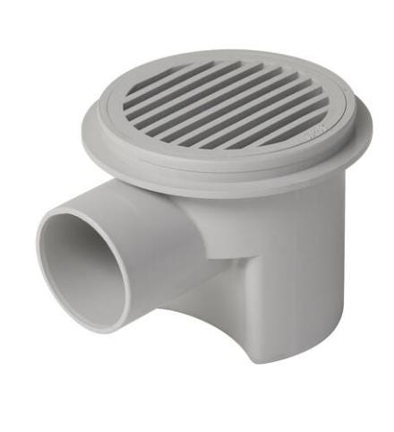 SIPHONNETTE - Grille ronde et platine