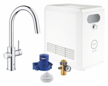 MITIGEUR BEC BLUE C-SPOUT PULL-OUT   31325002 GROHE  [31325002]