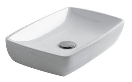 VASQUE 50X32CM BLANC BRIL.     ONDYNA WH15009 ONDYNA  [WH15009] 