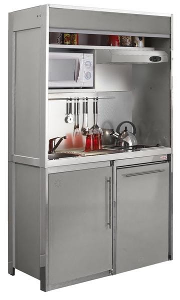 CUISINE COMBILOC DECO METAL GRIS   NPAZ120Z42 MODERNA FRANCE