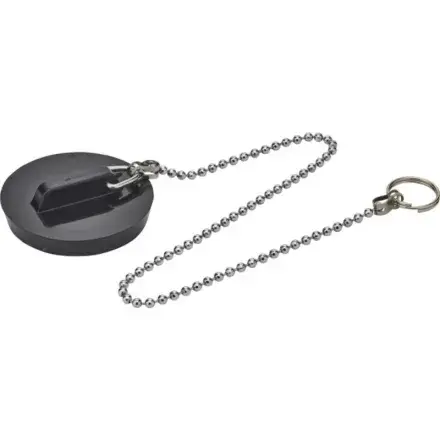 BOUCHON NOIR AVEC CHAIN/ANNEAU    02830000501 VALENTIN  [02830000501] 