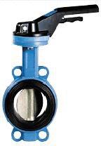 ROBINET A PAPILLON A OREILLES DE CENTRAGE - Col long - Manchette EPDM - Commande par levier - industrie