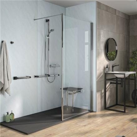 PARE-DOUCHE LEVEL BEST PLEINE HAUTEUR LB00217 AKW INTERNATIONAL  [LB00217] 