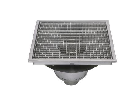 RIVIERE® AVEC REPRISE D'ETANCHEITE - Caniveau inox