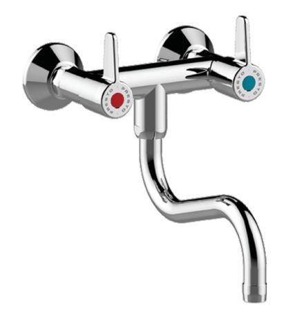 MELANGEUR MUR. BEC DESSOUS SAILLIE 20CM 70842 PRESTO LES ROBINETS  [70842]