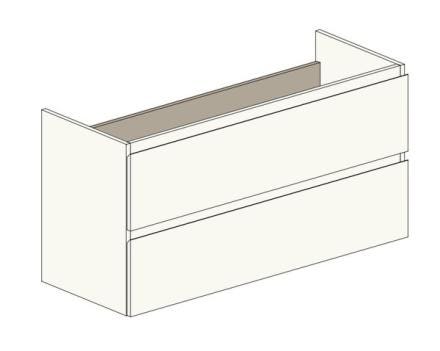 MEUBLE S/P METRO26 2T.PM SVC120 BLC    RC0130