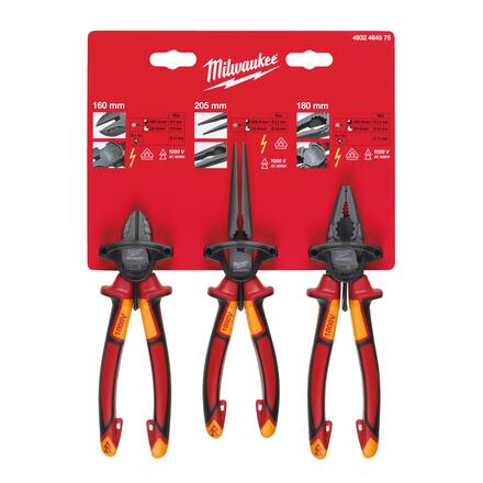 PINCE ISOLE UNIV.+COUP.+BL.-SET 3- 4932464575 TECHTRONIC INDUSTRIES FRANCE  [4932464575] 