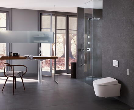 AQUACLEAN - Sela - WC douche avec cuvette suspendu