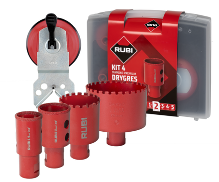 TREPANS DIAMANTES - Mini kit trépan drygres premium