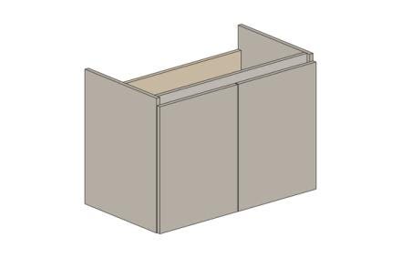 MEUBLE S/PLAN EAZY26 2P 80CM GRIS CL.  RC0232