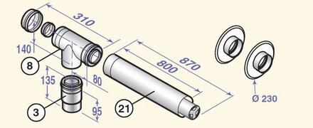 RACCORDEMENT FUMEES - Ventouse