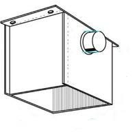 PLENUM RE F0 D160 SF/AF704 225X225   11053613 ALDES AERAULIQUE