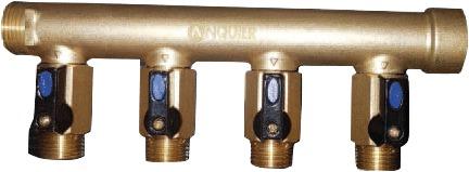 COLLECTEUR A VISSER - Collecteur 8NV + Vannes