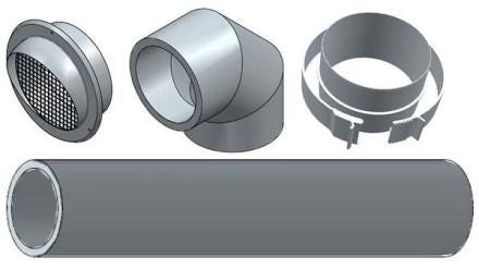 KIT RACC. COMPLET AIR EXT. D160       7789239