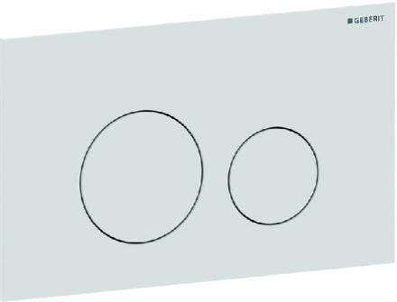 PLAQUE GEBERIT SIGMA40 DBL TOUCH 115.628.JT.1 GEBERIT  [115.628.JT.1]