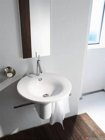 STARCK 1 - Lavabo autoportant avec cache-siphon
