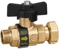 VANNE SPHERE AV.CLAP.MAN.NOIR   M 1/2" 655054 SFERACO  [655054] 