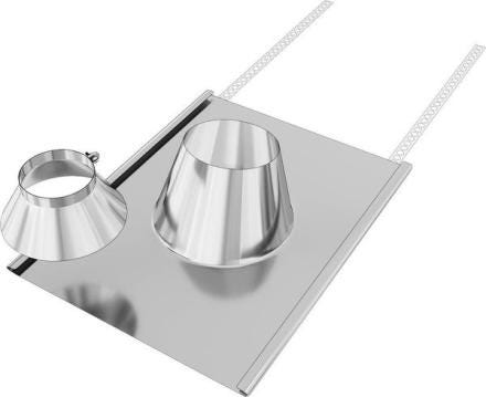 SOLIN INOX ARDOISE 30A45 + COLLET 200  238200 TOLERIE EMAILLERIE NANT-SETEN  [238200]