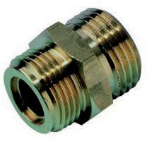 RACCORD POUR GAZ BUTANE ET PROPANE EN RECIPIENT - Raccord double mâle