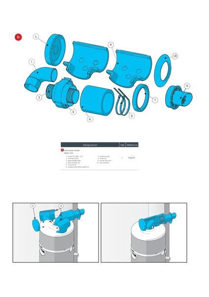 CHAUF.EAU THERMO D80/125 LG990MM       730073 INTUIS THERMO  [730073]