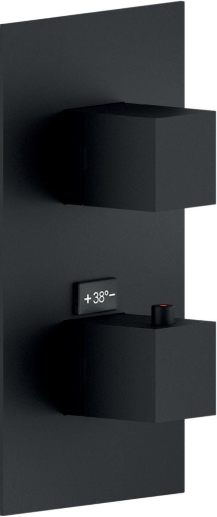FACADE THERMO. CUBE VELVET BLACK  WE00102/QBM NOBILI RUBINETTERIE  [WE00102/QBM] 