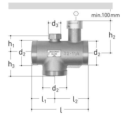 MITIGEUR THERM.JRG DN50 45-65C      350760013 FISCHER GEORG  [350760013] 