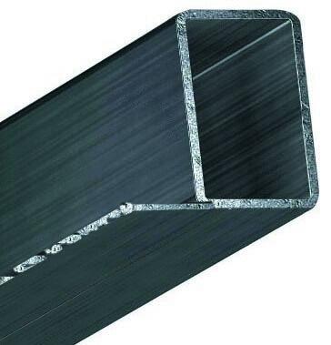 TUBE RECTANGULAIRE SOUDE - L - 1 aile