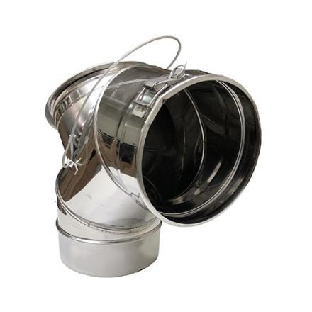 ELEMENT COUDE TRAP.VIS.90 300CD 44300331/9999 POUJOULAT  [44300331/9999]