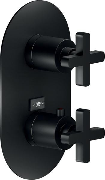 FACADE THERMO 2S LIRA VELVET BLACK LR116102BM NOBILI RUBINETTERIE  [LR116102BM]
