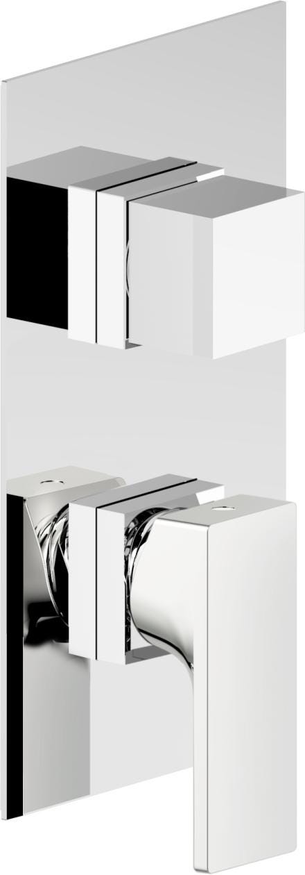 FACADE SEVEN DOUCHE 2 VOIE CHR   WE81102/SECR NOBILI RUBINETTERIE  [WE81102/SECR] 