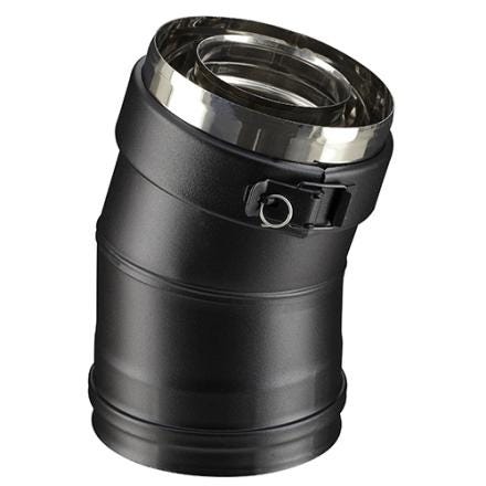 COUDE A 15 80-130 PGI NR9030    37080701/9030 POUJOULAT  [37080701/9030]