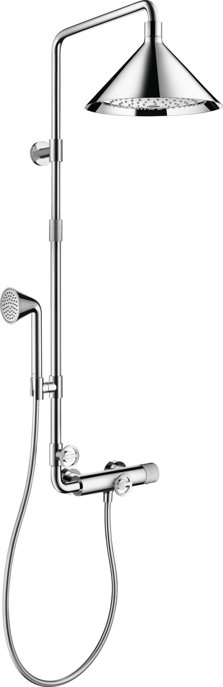 AXOR SHOWERPIPE DESIGNED BY FRONT - Colonne de douche thermostatique apparente