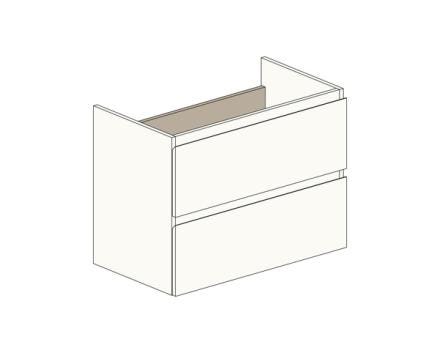 MEUBLE S/P METRO26 2T.PM 80 BLC        RC0105