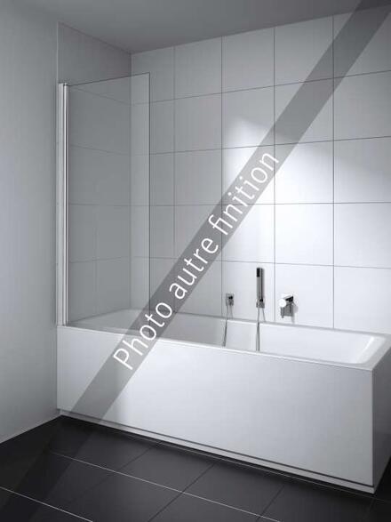 CADA XS - Pare-baignoire pivotant - Ep.verre : 5 mm - Hauteur : 160 cm