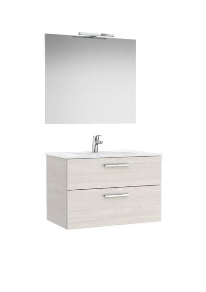 PACK 2 T VICTORIA 800MM FRENE NORD A851604434 ROCA SANITAIRE  [A851604434]