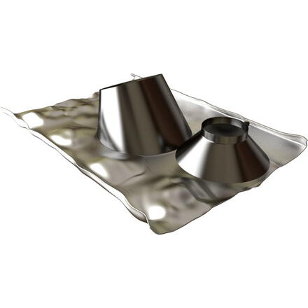 CONDUIT BIOTEN INOX 316 / ACIER - SPECIAL POELE A PELLETS - Système concentrique - Extérieur noir