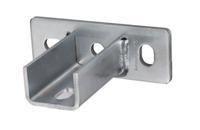 ACCESSOIRES POUR RAIL - Platine U MPC, électrozinguée