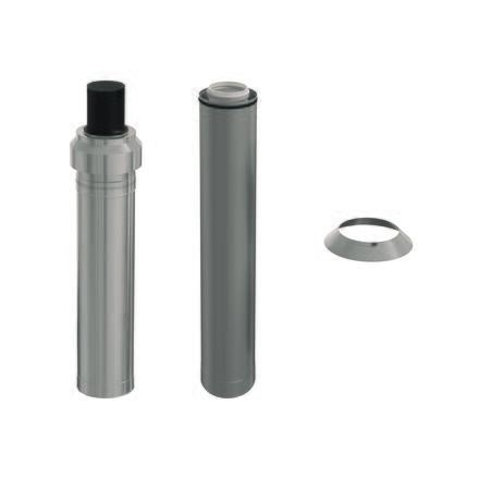 KIT 3CEP TOITURE D80/130  H2500MM INOX 330693 UBBINK  [330693] 