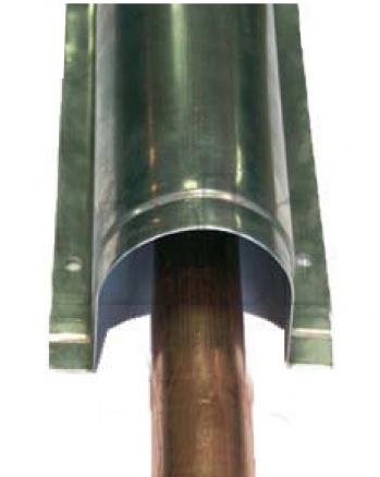 GOULOTTE DE PROTECTION - Longueur de 1 m avec emboiture - Epaisseur 12/10