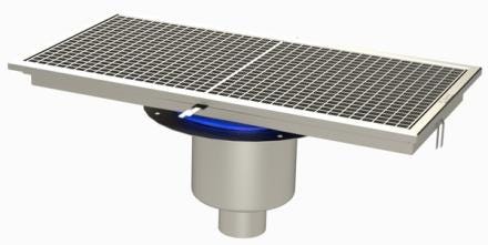 CANIVEAU TELES 400X800 INOX SORT VER  RVIT4.8 LIMATEC  [RVIT4.8]