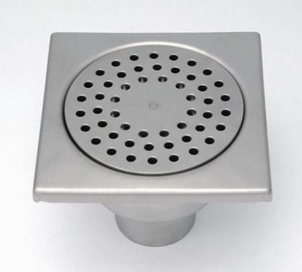 SIPHON SANS REPRISE D'ETANCHEITE - Siphon inox avaloir