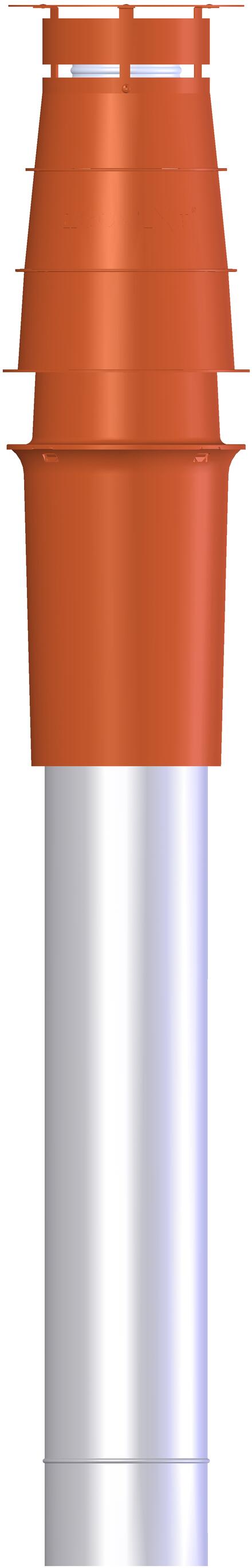 CONDUIT CONDENSATION VENTOUSE - Système concentrique PPs-Galva - Chaudière gaz/fioul à condensation