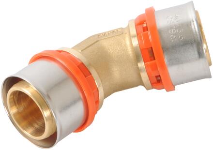 COUDE MULTICOUCHE FLUXO® - FF - 45°