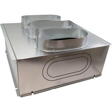 PLENUM ISO METAL SORT.ARR.LAT 500X400 PGM5040 AXELAIR  [PGM5040]