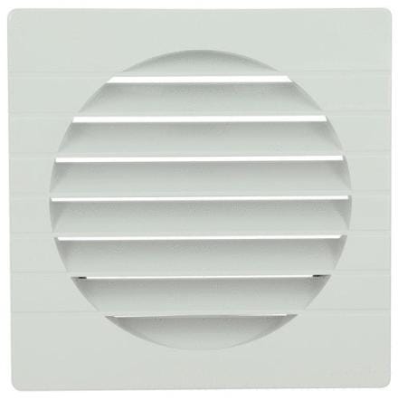 GRILLE EXTERIEURE P/TUBE D.160 BLANC   GET16B NICOLL  [GET16B]