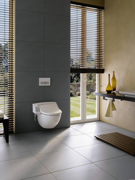 AQUACLEAN - 5000+ - Abattant douche blanc