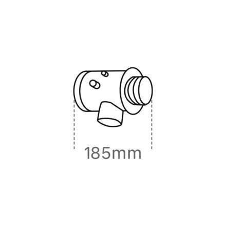 ADAPTATEUR COAXIALE SORTIE DROITE  CGAS000213 DOMUSA  [CGAS000213]