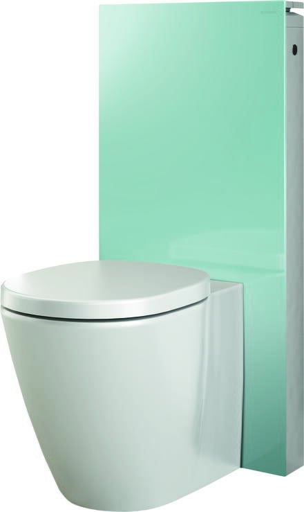 MONOLITH - Pack panneau WC avec cuvette au sol et abattant